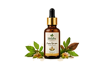 Radiant Face Serum amber dropper bottle
