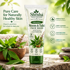 Shrisha Organic Neem & Tulsi Face Wash
