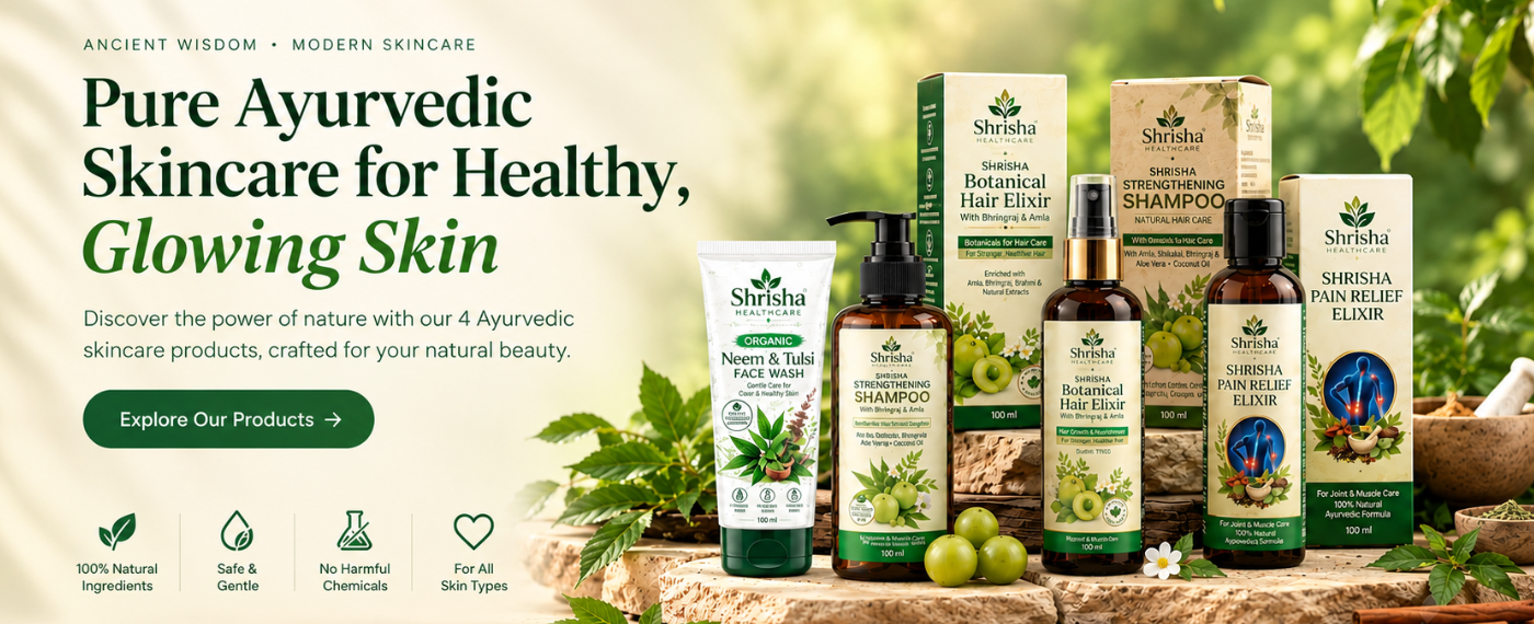 Pure Ayurvedic Care for Healthy, Glowing Skin & Hair